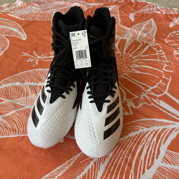 Adidas Freak High Wide Black and White Cleats main image 7
